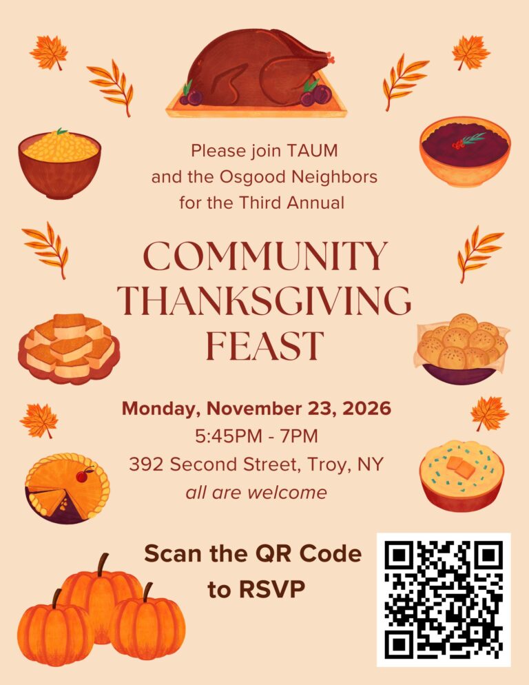 Flyer for Osgood Community Thanksgiving Feast